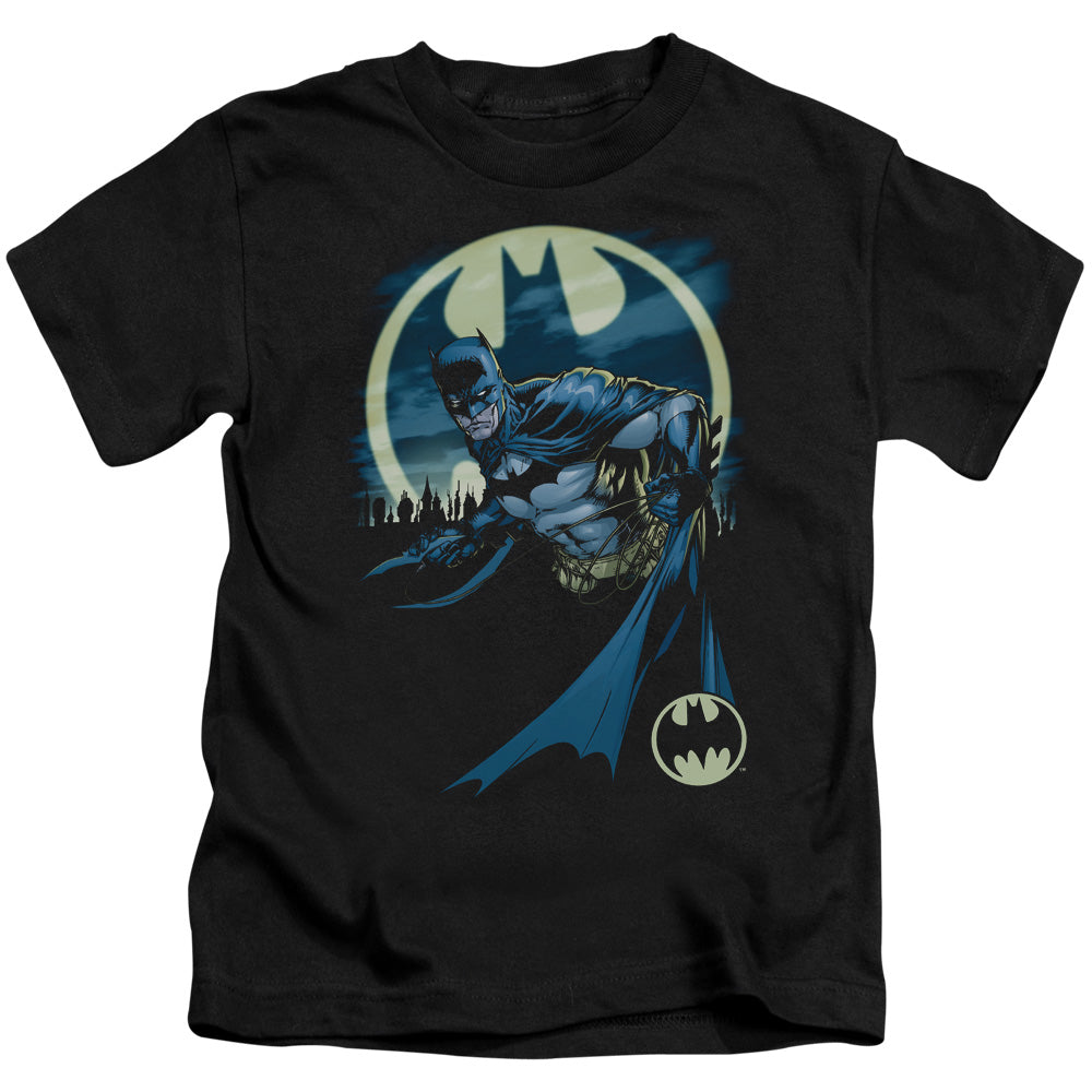 Batman Heed The Call Juvenile Kids Youth T Shirt Black