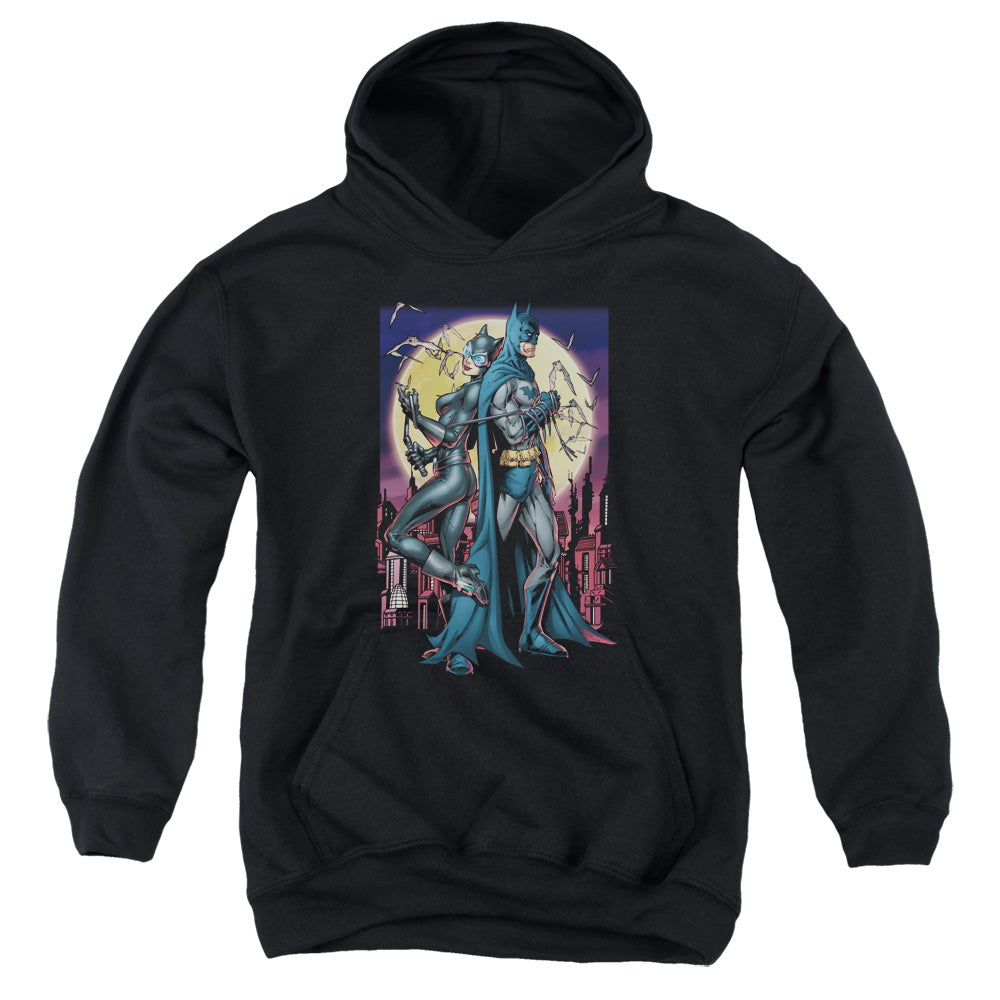 Batman Paint The Town Red Kids Youth Hoodie Black
