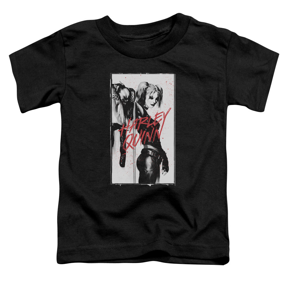 Batman Inked Quinn Toddler Kids Youth T Shirt Black