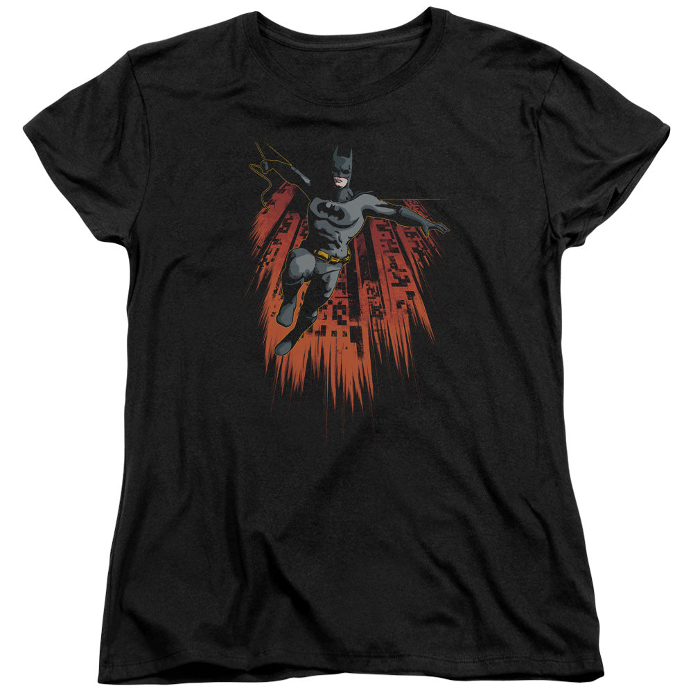 Batman Majestic Womens T Shirt Black