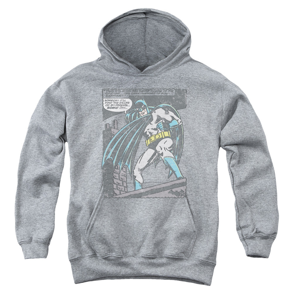 Batman Bat Origins Kids Youth Hoodie Heather