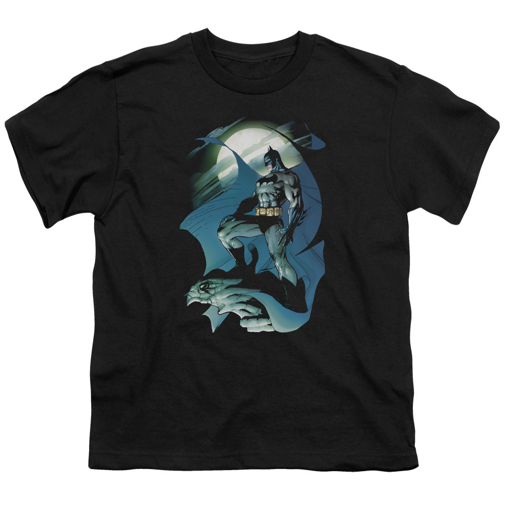 Batman Glow Of The Moon Kids Youth T Shirt Black