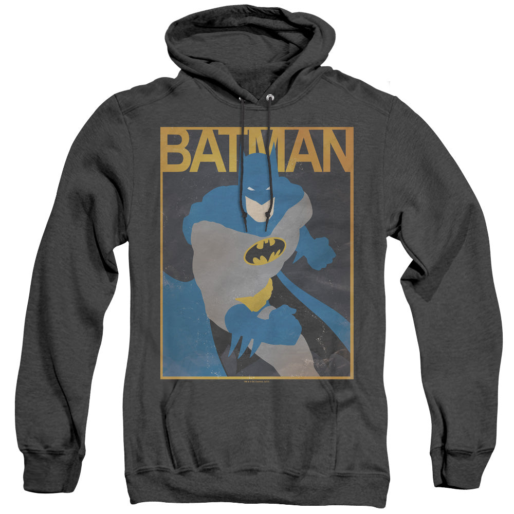 Batman Simple Bm Poster Heather Mens Hoodie Black