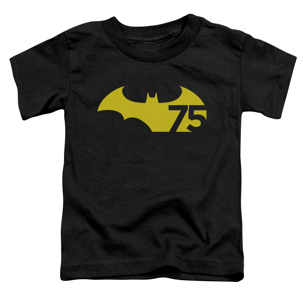 Batman 75 Logo 2 Toddler Kids Youth T Shirt Black