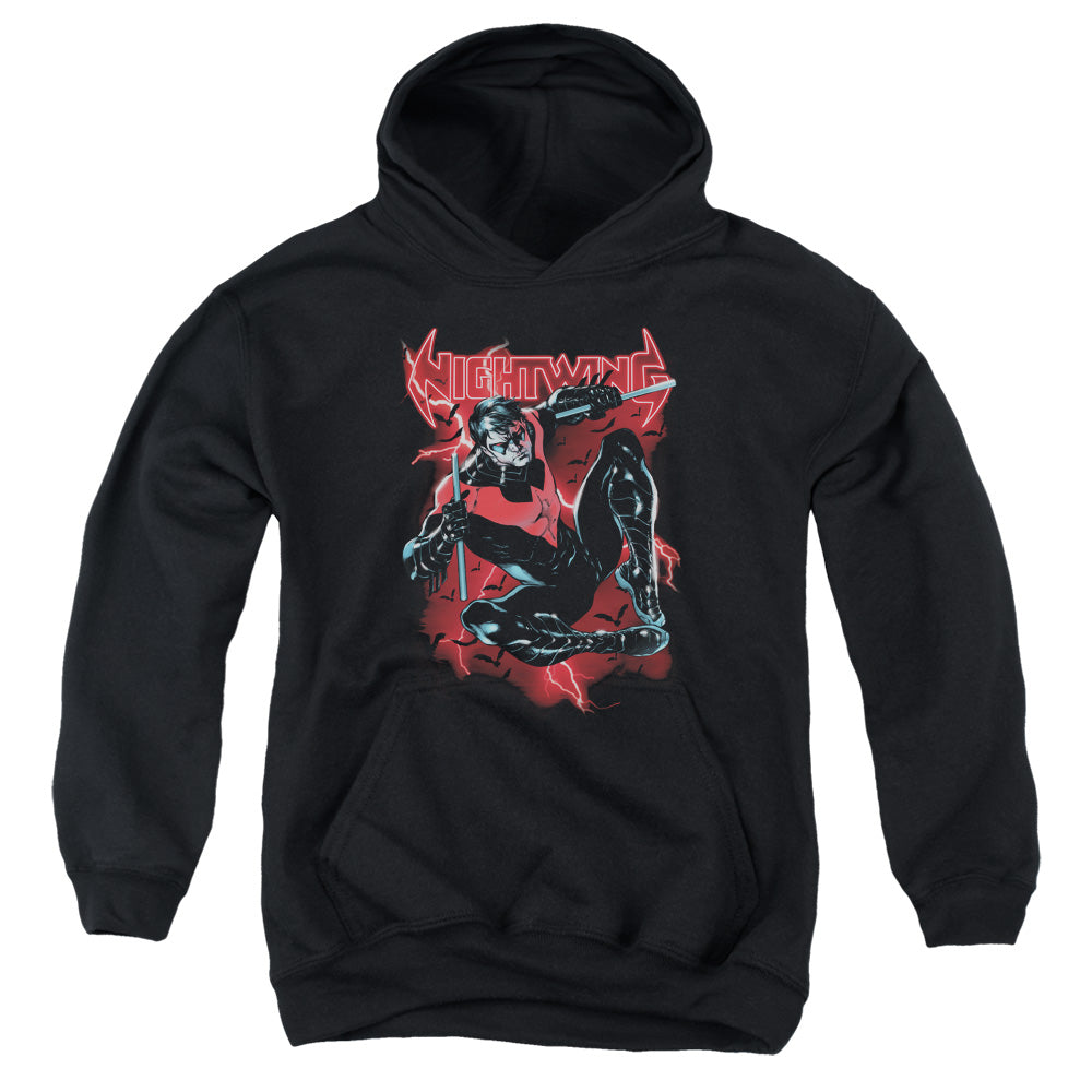 Batman Lightwing Kids Youth Hoodie Black