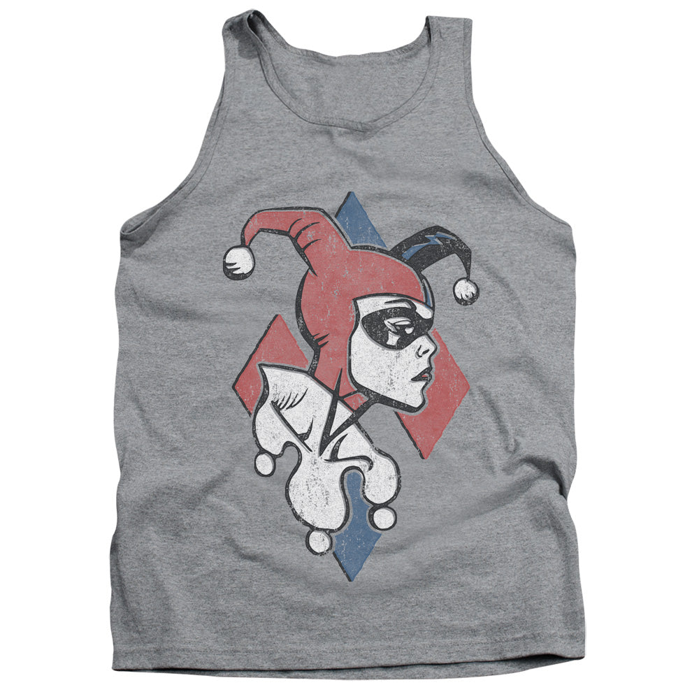 Batman Profiling Mens Tank Top Shirt Athletic Heather