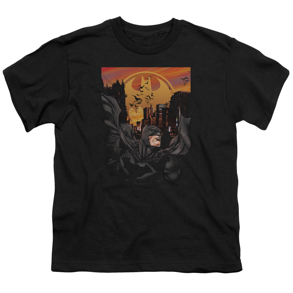 Batman Always On Call Kids Youth T Shirt Black