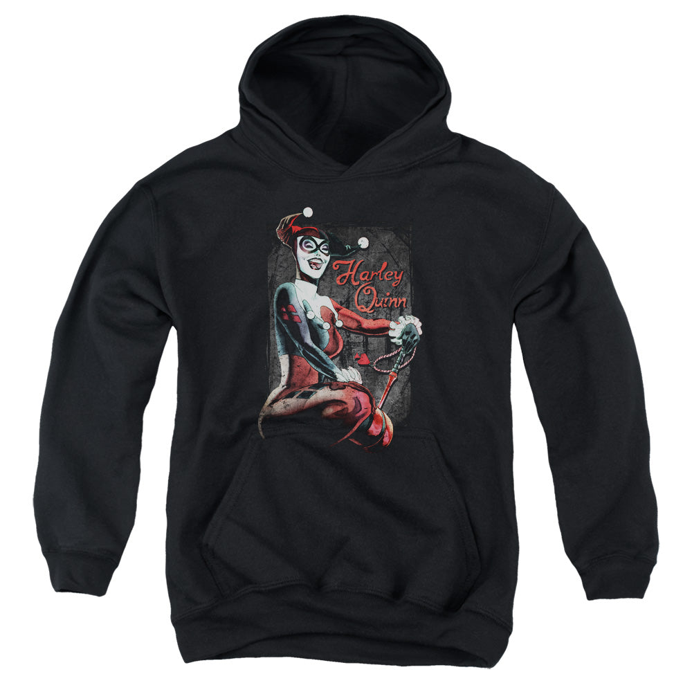 Batman Laugh It Up Kids Youth Hoodie Black
