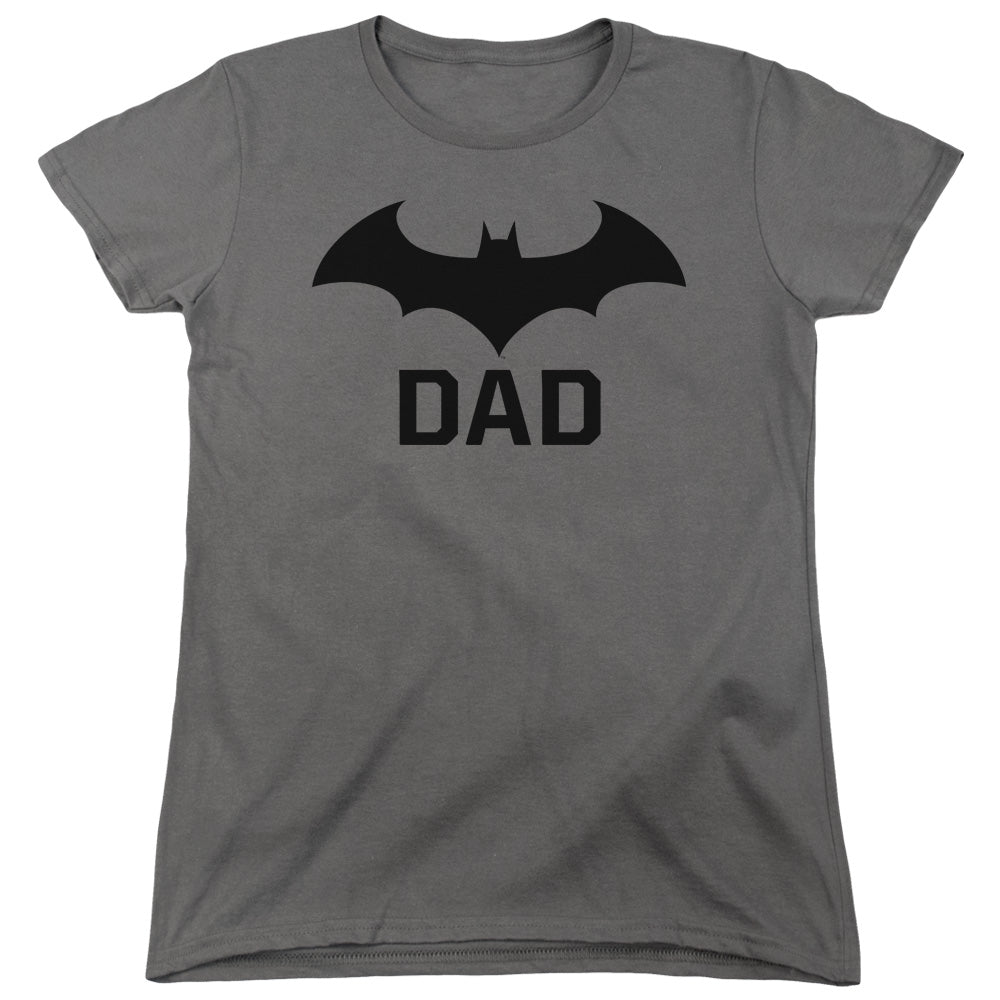 Batman Hush Dad Womens T Shirt Charcoal