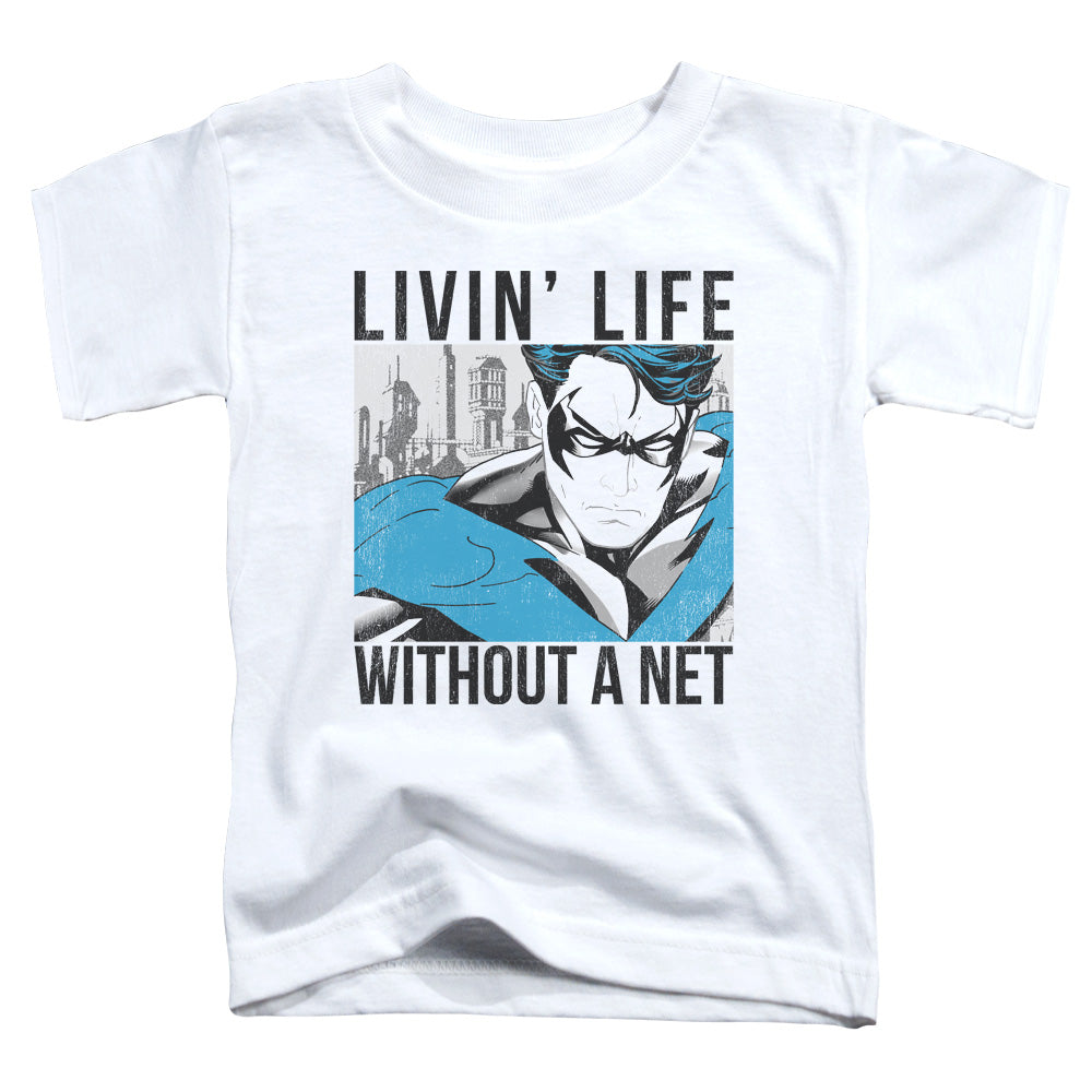 Batman Without A Net Toddler Kids Youth T Shirt White