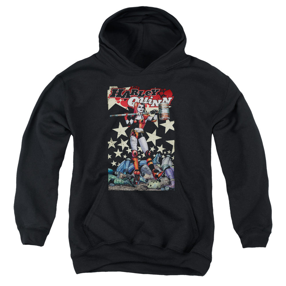 Batman Quinn One Kids Youth Hoodie Black