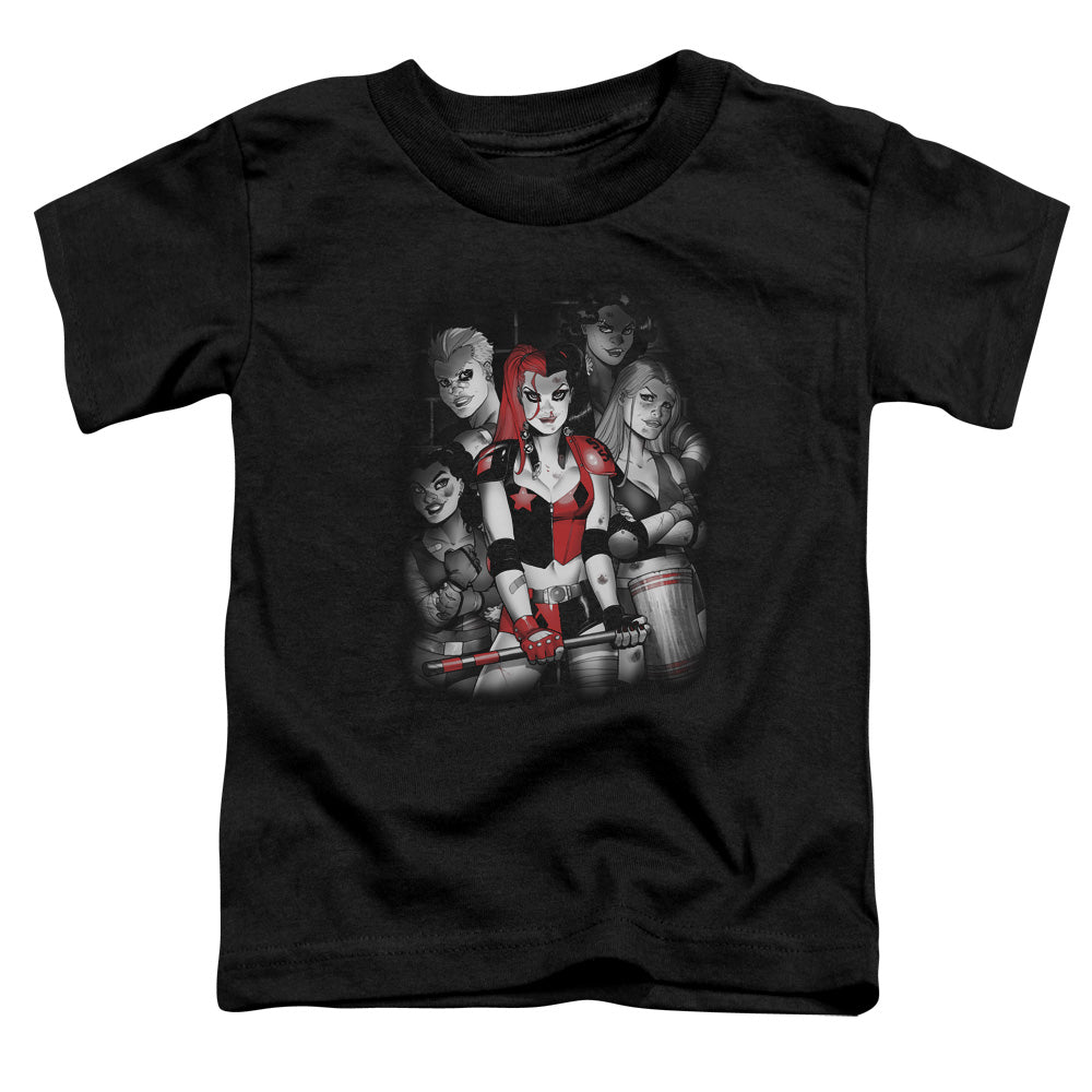 Batman Bad Gals Bw Toddler Kids Youth T Shirt Black