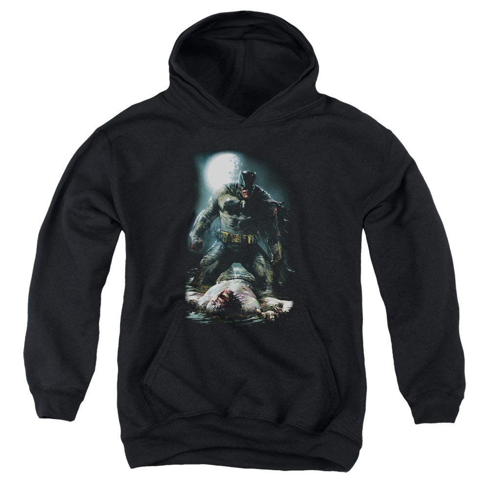 Batman Mudhole Kids Youth Hoodie Black