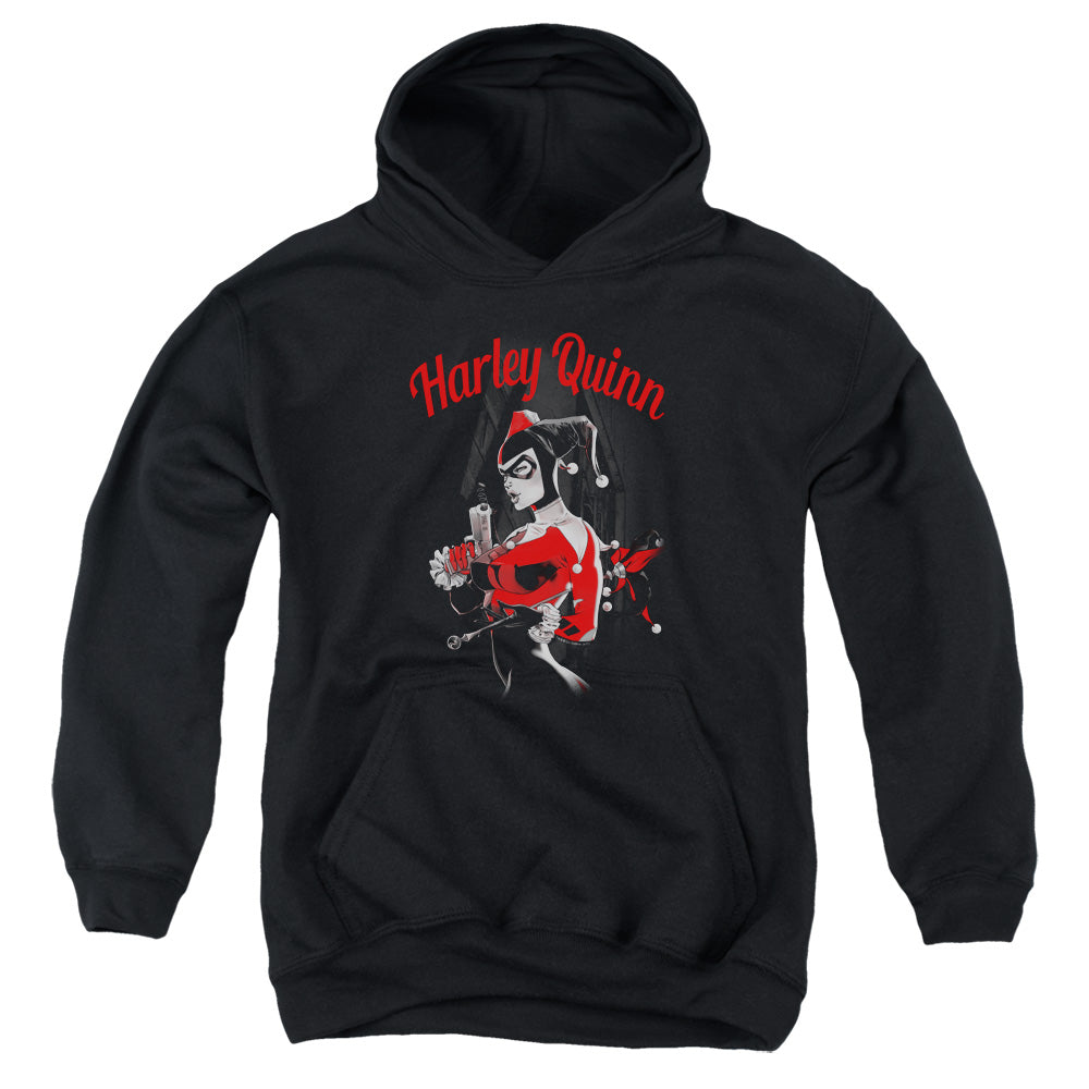 Batman Spring Gun Kids Youth Hoodie Black