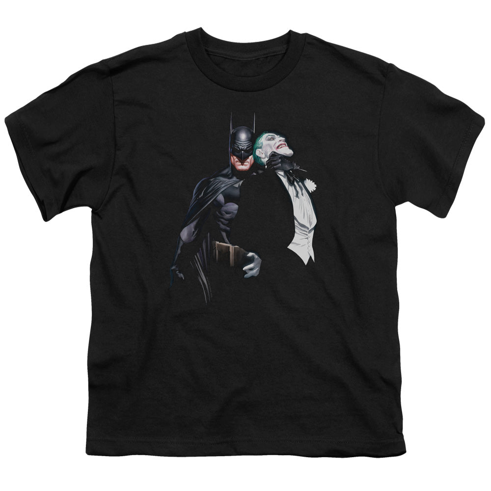 Batman Joker Choke Kids Youth T Shirt Black