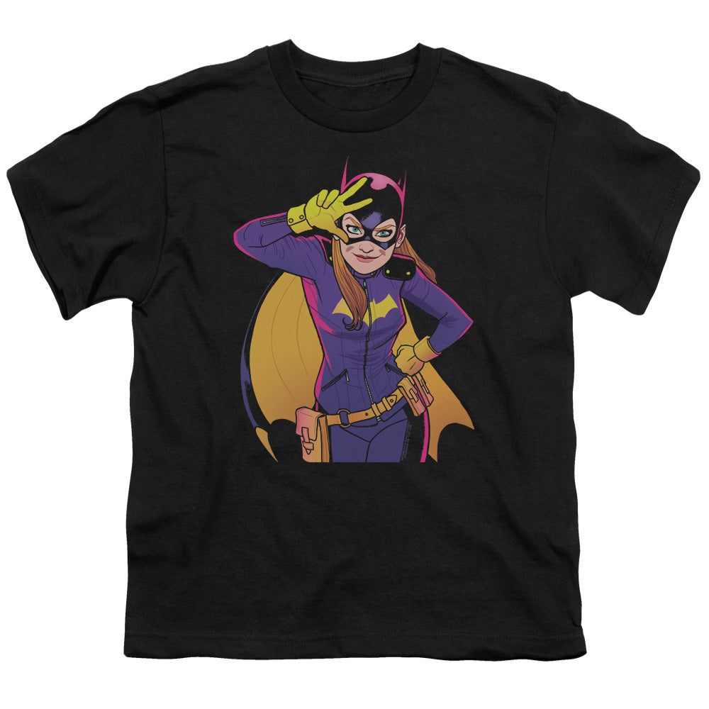Batman Batgirl Moves Kids Youth T Shirt Black