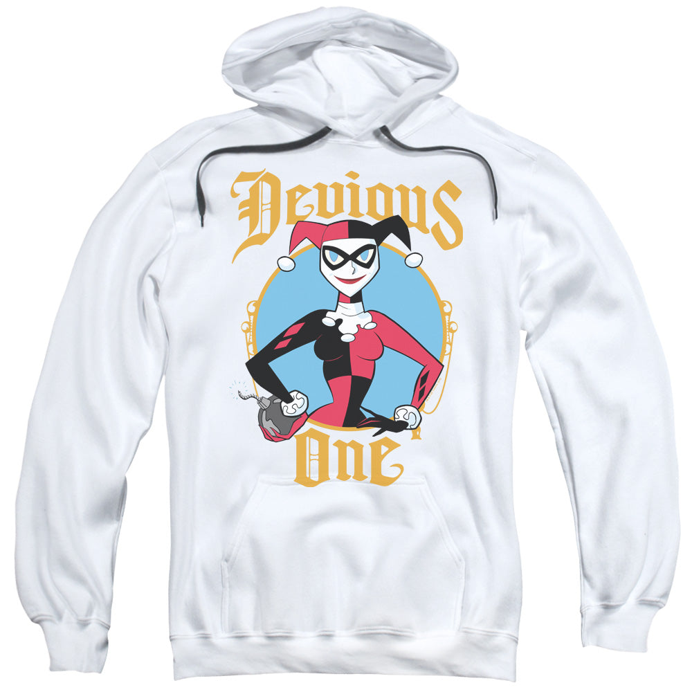 Batman Devious One Mens Hoodie White