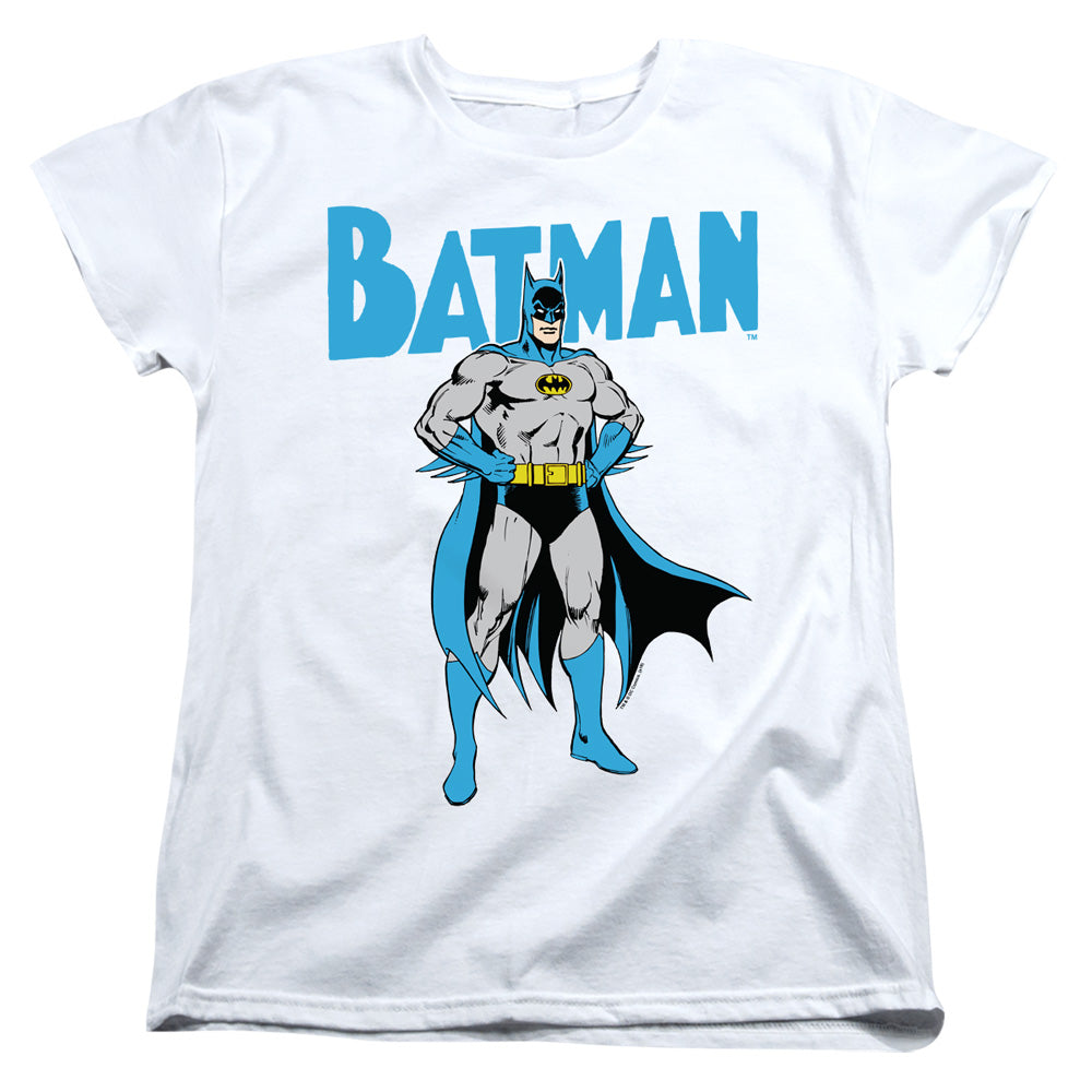 Batman Stance Womens T Shirt White