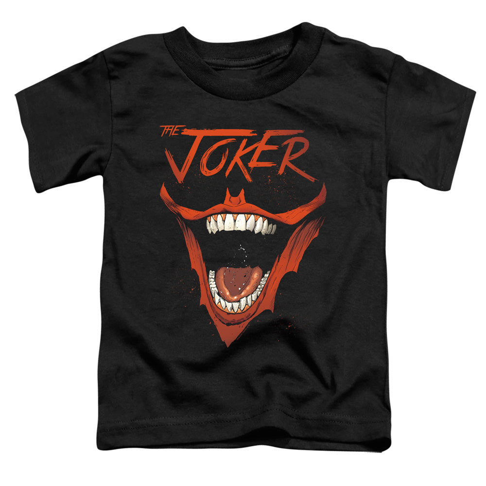Batman Joker Bat Laugh Toddler Kids Youth T Shirt Black