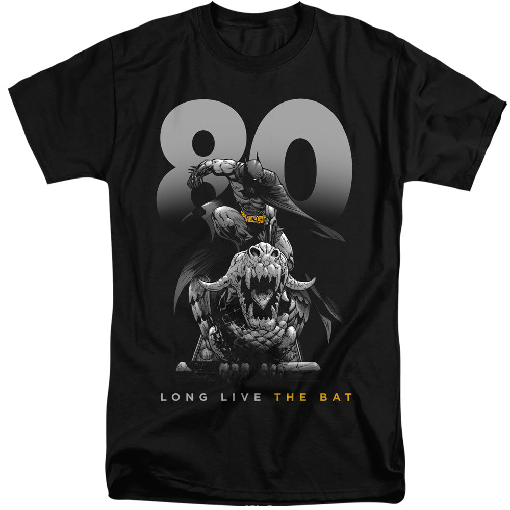 Batman Big 80 Mens Tall T Shirt Black