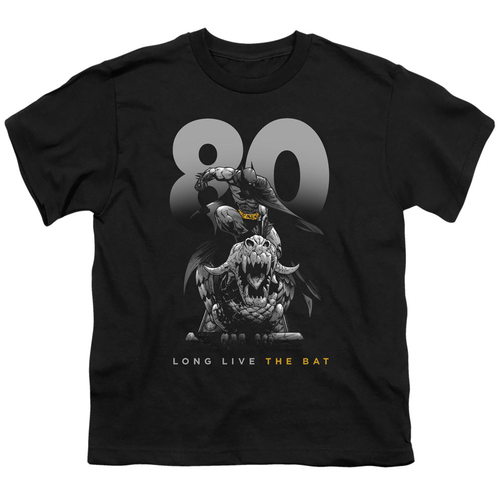 Batman Big 80 Kids Youth T Shirt Black