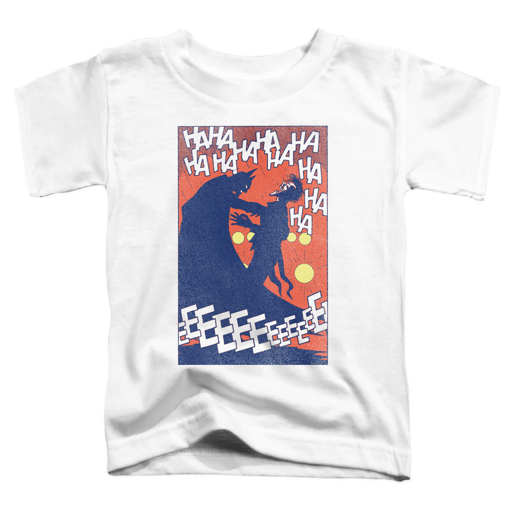 Batman Punchline Toddler Kids Youth T Shirt White