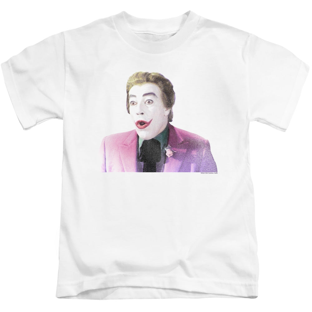 Batman Classic Tv Thrilled Juvenile Kids Youth T Shirt White