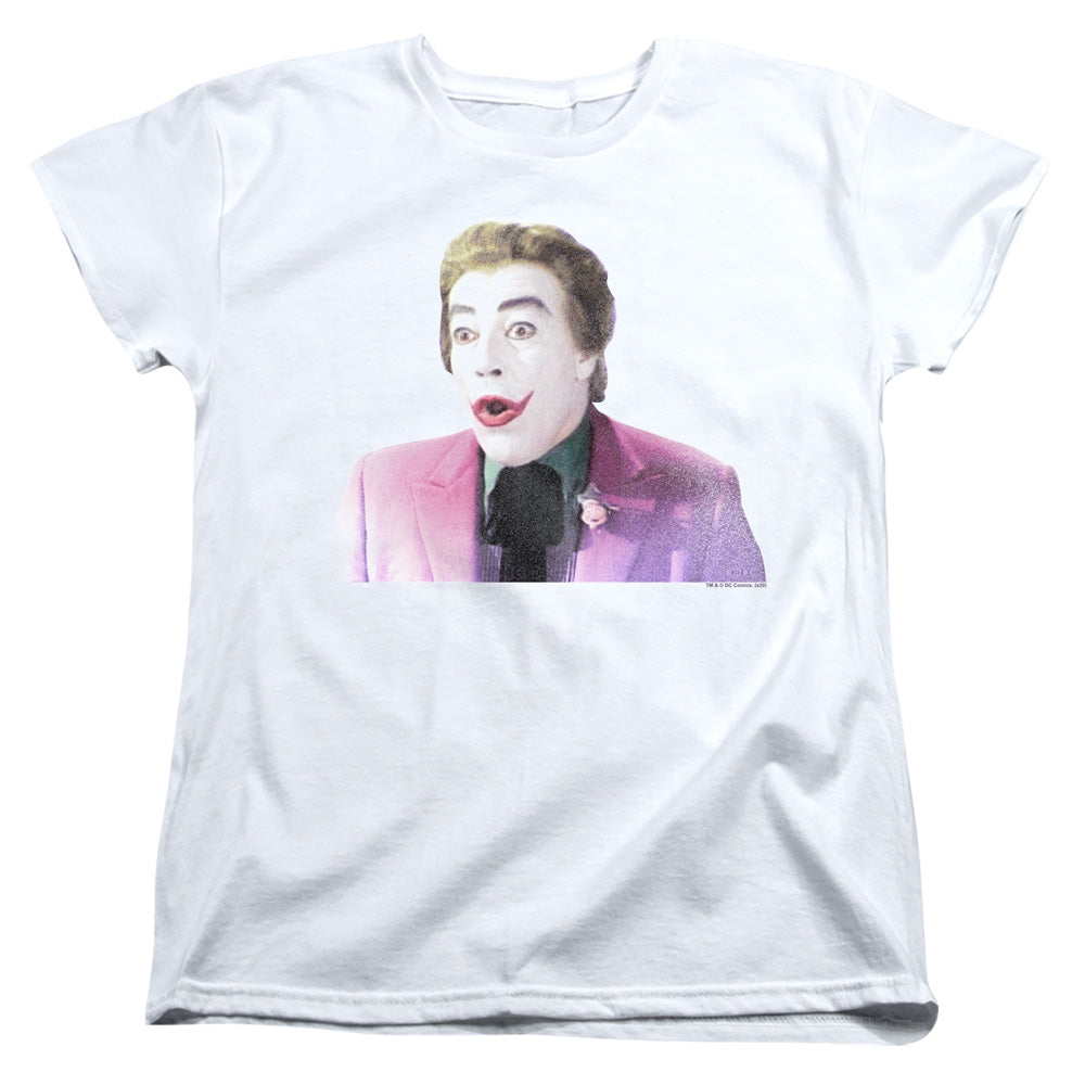 Batman Classic Tv Thrilled Womens T Shirt White