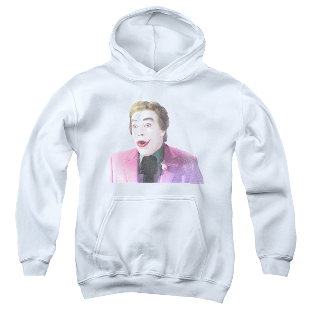Batman Classic Tv Thrilled Kids Youth Hoodie White