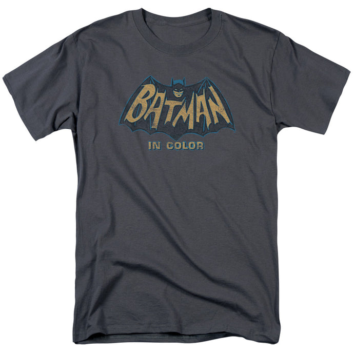 Batman Classic TV In Color Mens T Shirt Charcoal