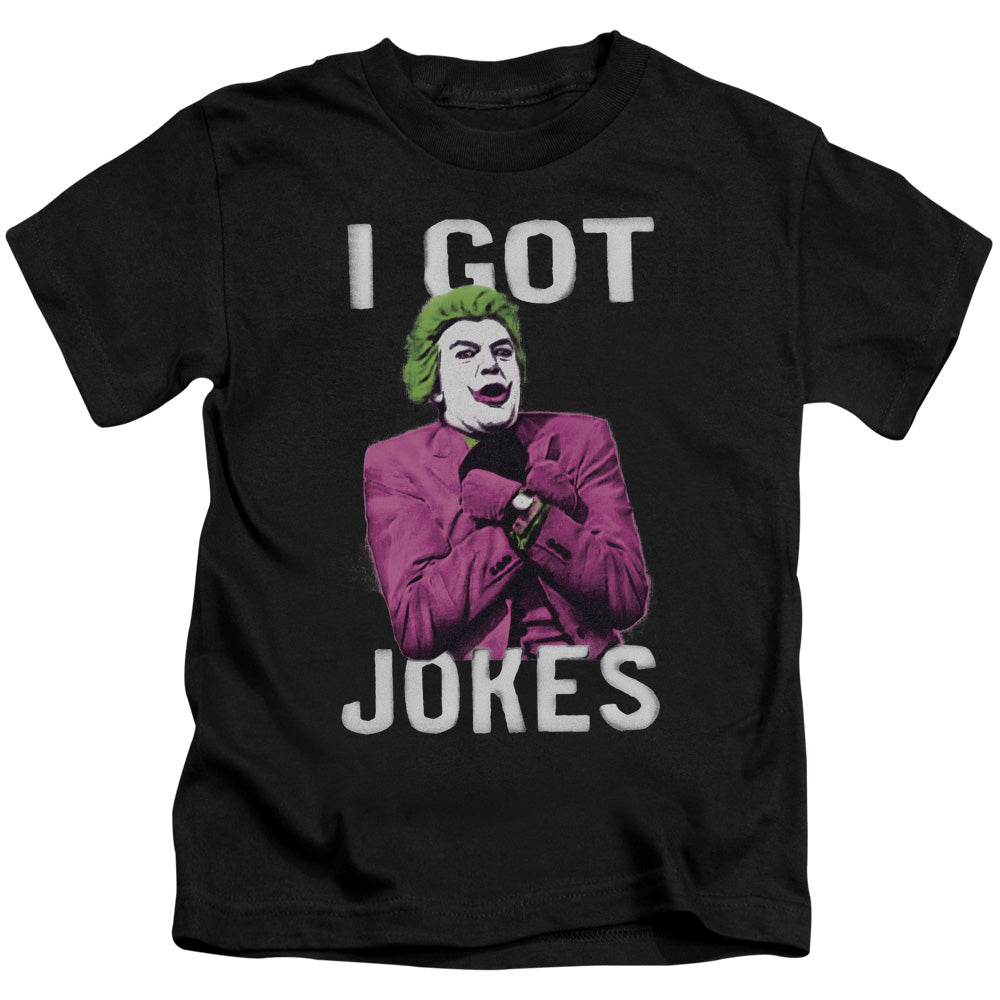 Batman Classic Tv Got Jokes Juvenile Kids Youth T Shirt Black