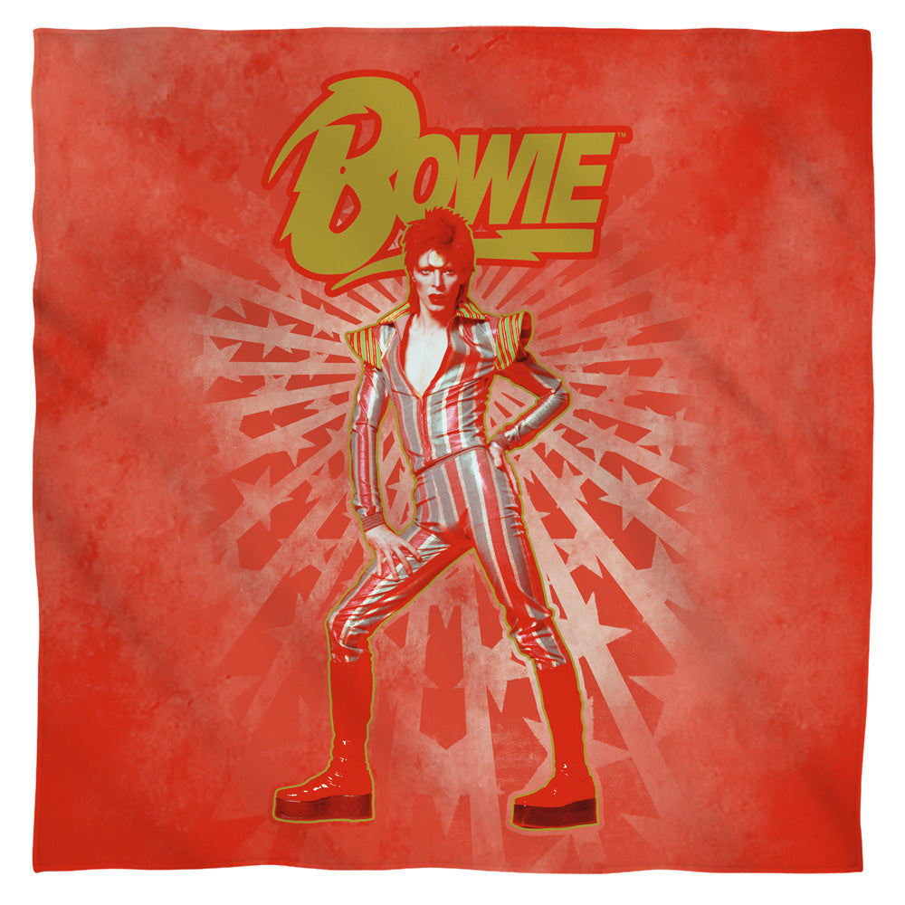 Stars David Bowie Bandana Officially Licensed