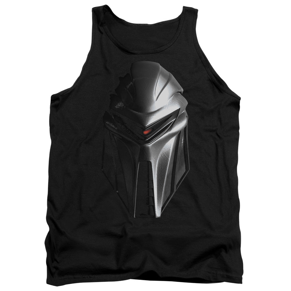 Battlestar Galactica Cylon Head Mens Tank Top Shirt Black Officially Licensed