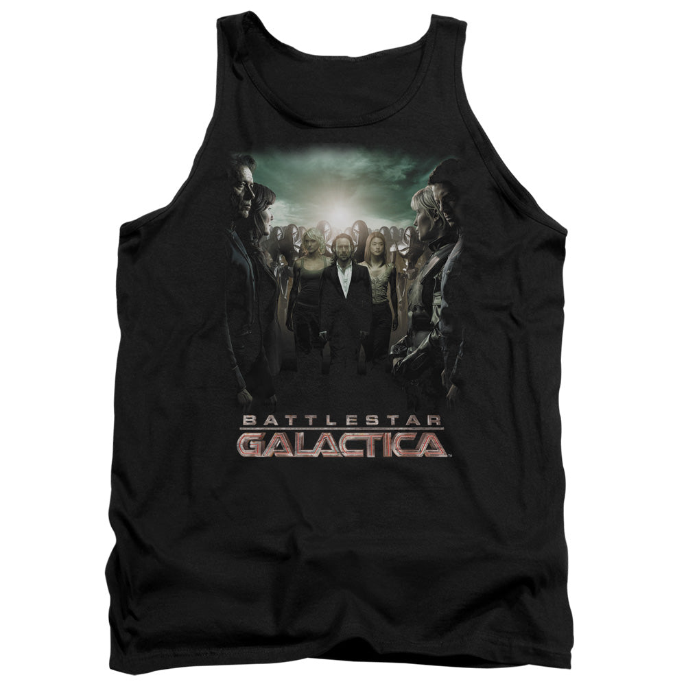 Battlestar Galactica Crossroads Mens Tank Top Shirt Black Officially Licensed