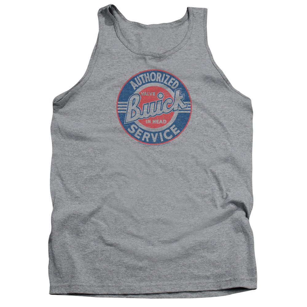 Buick Authorized Service Mens Tank Top Shirt Athletic Heather Officially Licensed