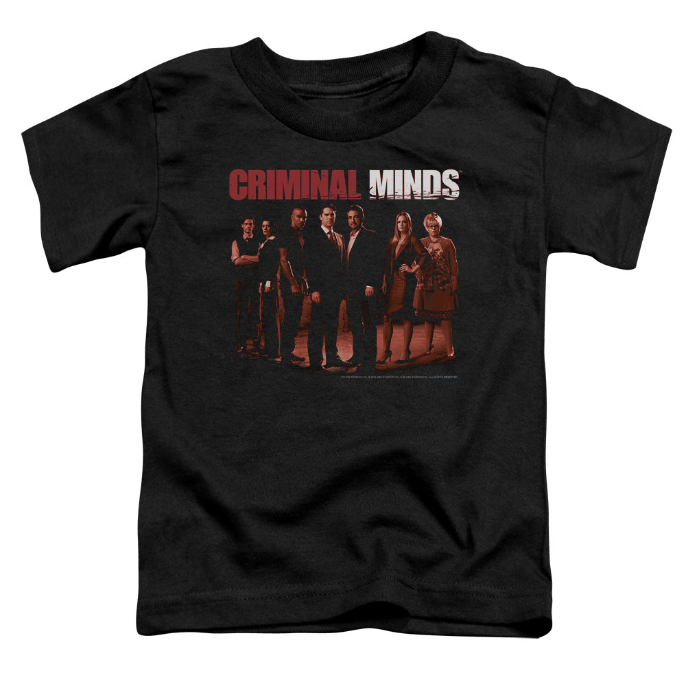 Criminal Minds the Crew Toddler Kids Youth T Shirt Black Officially Licensed