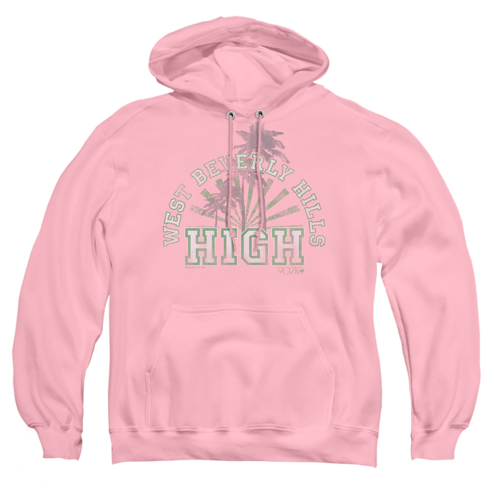 90210 West Beverly Hills High Mens Hoodie Pink Officially Licensed