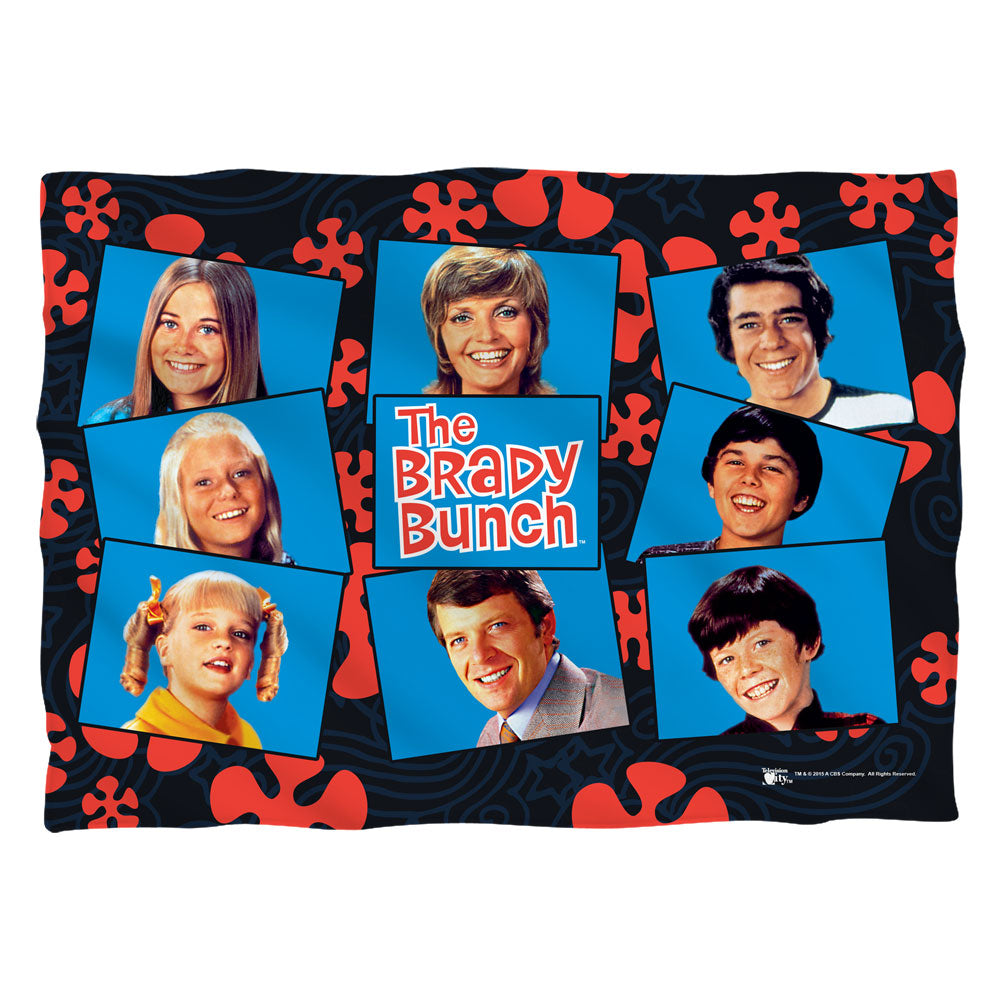 The Brady Bunch Squares Pillow Case Officially Licensed
