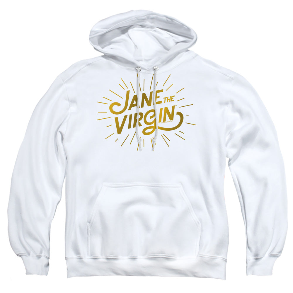 Jane The Virgin Golden Logo Mens Hoodie White Officially Licensed