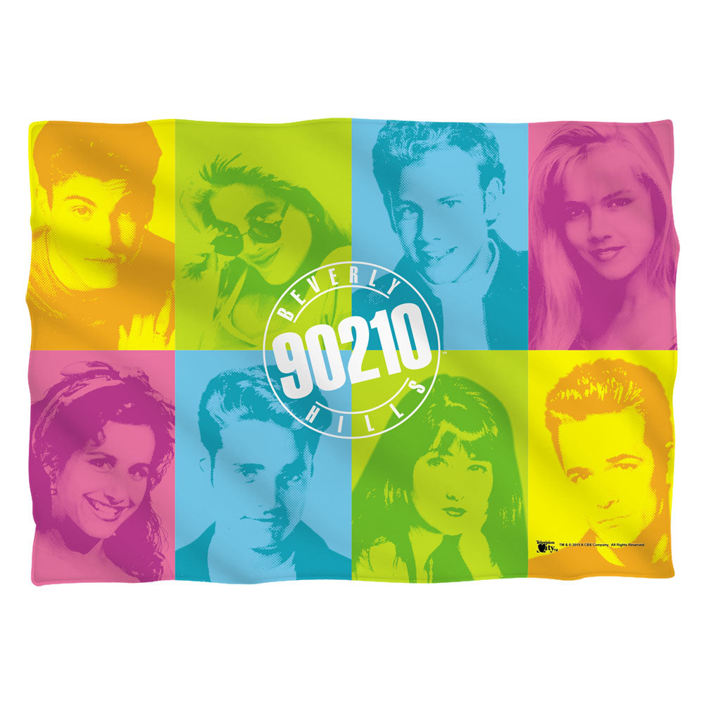 Beverly Hills 90210 Color Blocks Pillow Case Officially Licensed