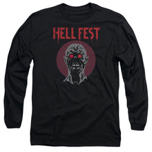 Load image into Gallery viewer, Hell Fest Logo Mens Long Sleeve Shirt Black