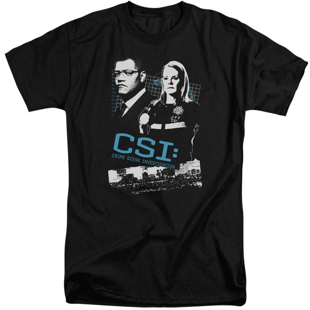 Csi Investigate This Mens Tall T Shirt Black Officially Licensed