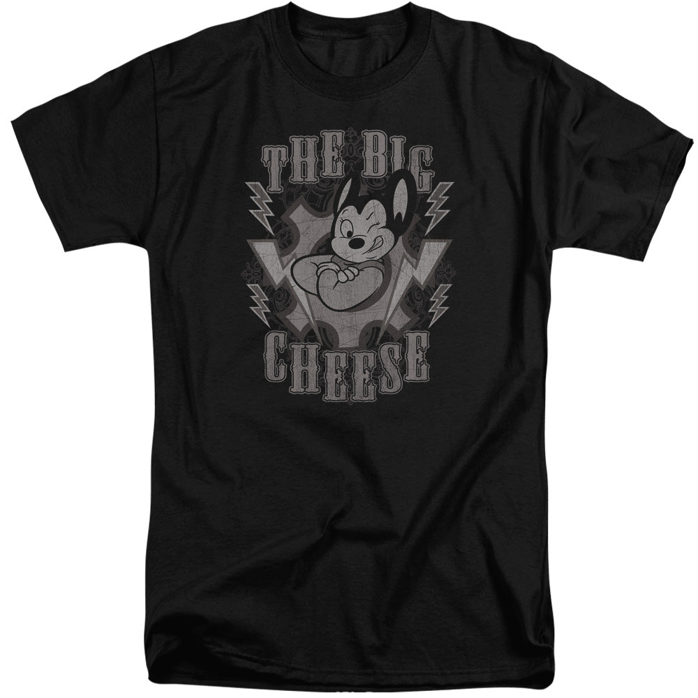 Mighty Mouse The Big Cheese Mens Tall T Shirt Black Officially Licensed