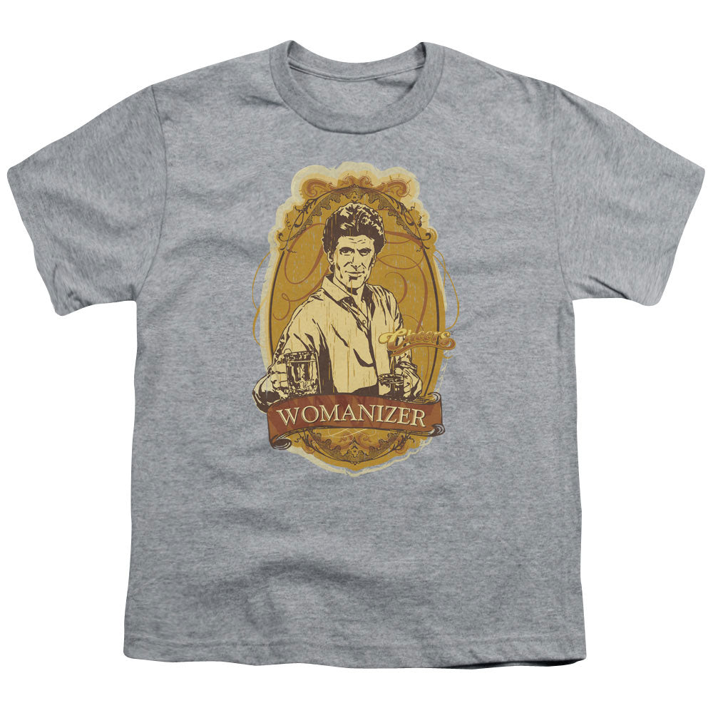 Cheers Womanizer Kids Youth T Shirt Athletic Heather Officially Licensed