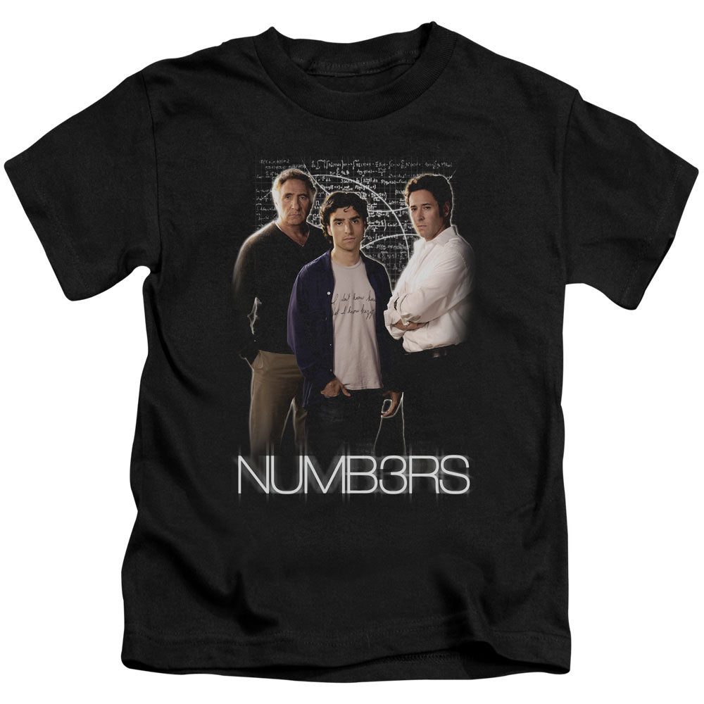 Numbers Equations Juvenile Kids Youth T Shirt Black Officially Licensed