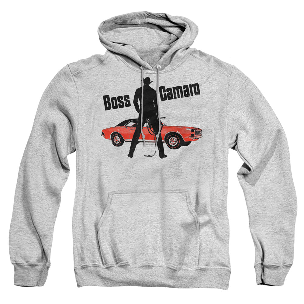 Chevrolet Boss Mens Hoodie Athletic Heather Officially Licensed