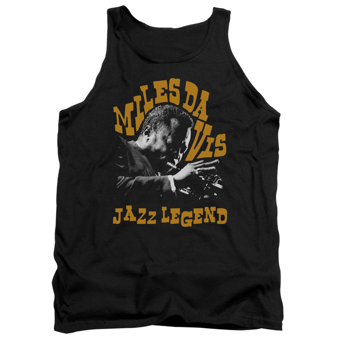 Miles Davis Jazz Legend Mens Tank Top Shirt Black