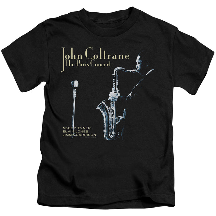 John Coltrane Paris Coltrane Juvenile Kids Youth T Shirt Black