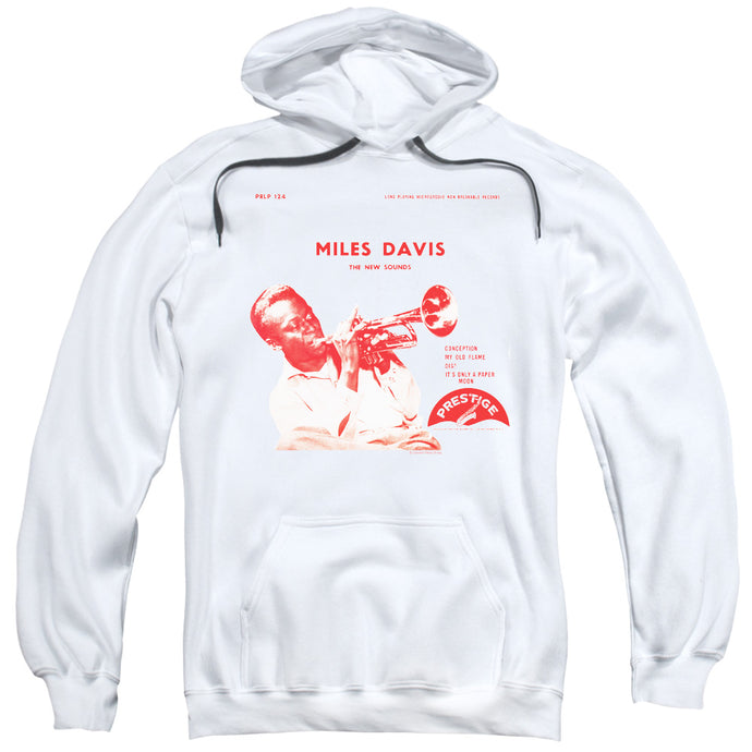 Miles Davis The New Sounds Mens Hoodie White