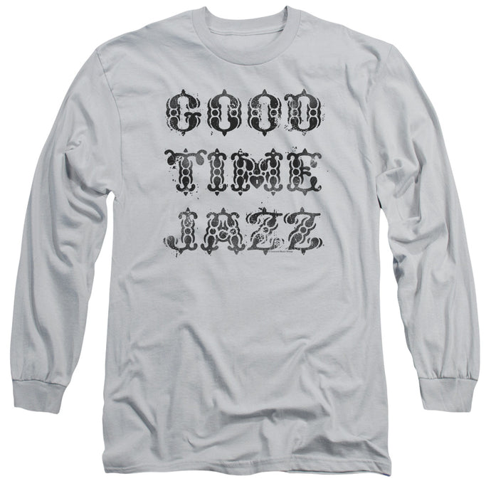 Good Time Jazz GTJ Vintage Mens Long Sleeve Shirt Silver